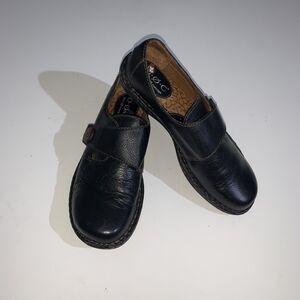 B.O.C Born Concept Shoes Womens Size 6.5 Black Leather Mary Jane C40003